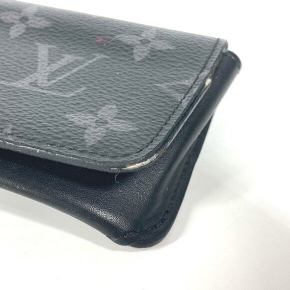 LOUIS VUITTON GI0296 Etui-Lunettes Woody Sunglasses case pouch Black - Picture 4 of 10